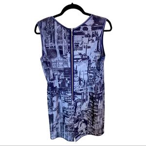 Kollontai Sleeveless Blue Dress